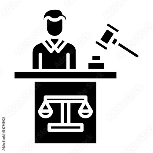 Prosecutor Male Icon