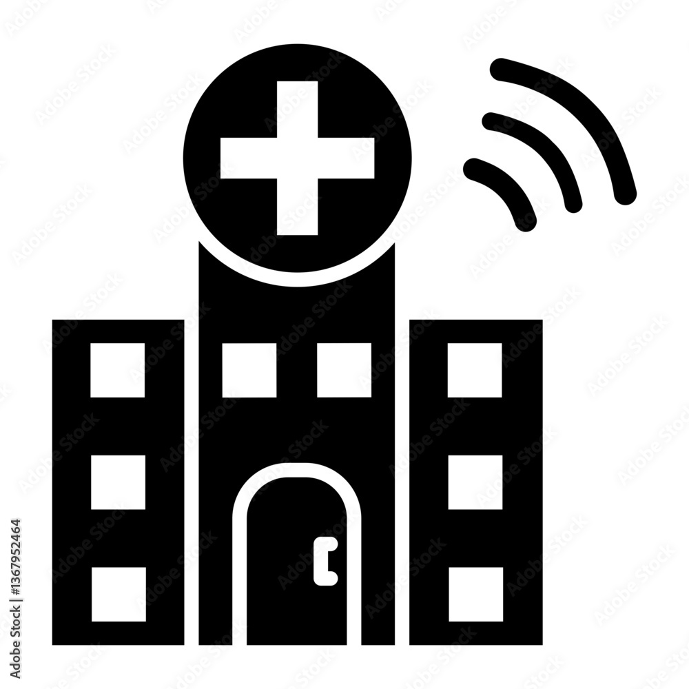 Fototapeta premium Smart Hospital Icon