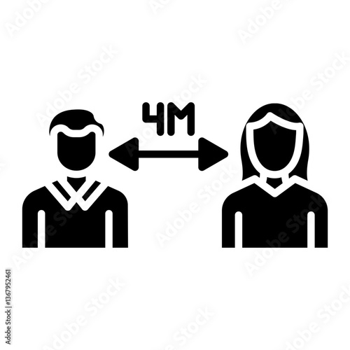 Social Distancing Icon