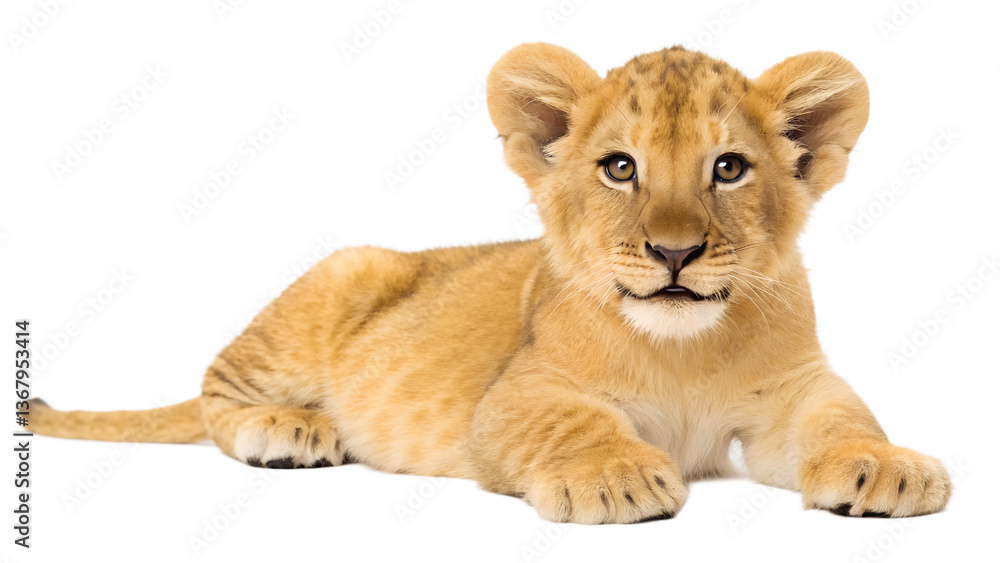 Obraz premium Lion Cub. 