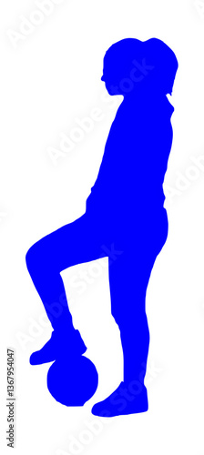 Basketball Girl Silhouette