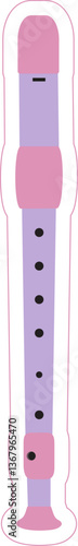 block flute sticker