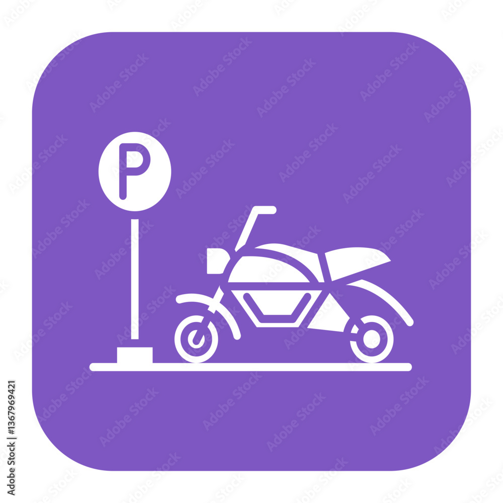 Naklejka premium Bike Parking Icon