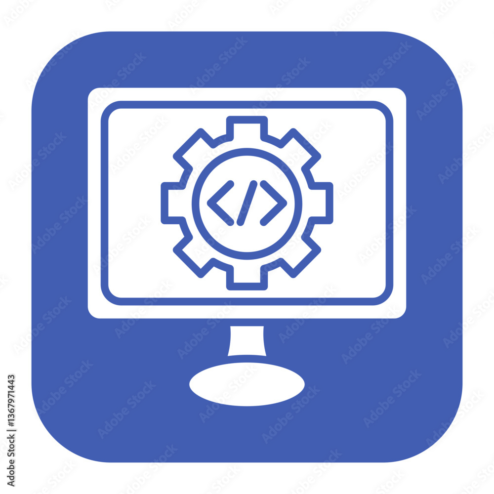 Custom Code Implementation Icon