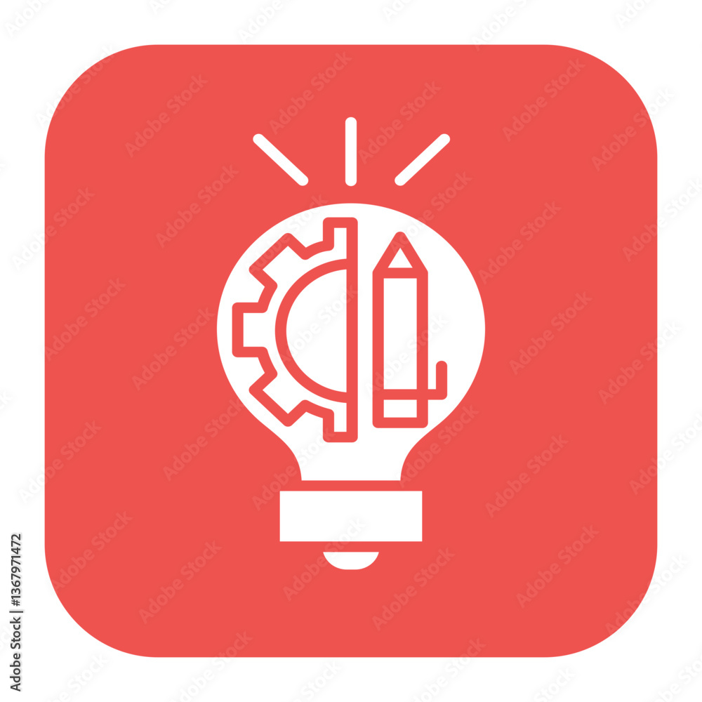 Fototapeta premium Creative Idea Icon