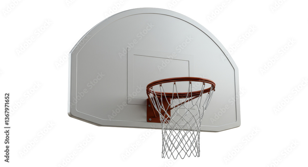 Isolated Basketball Hoop Isolated Basketball Hoop