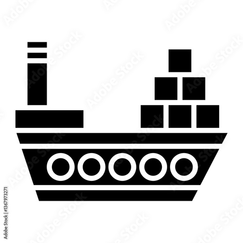Cargo Barge Icon