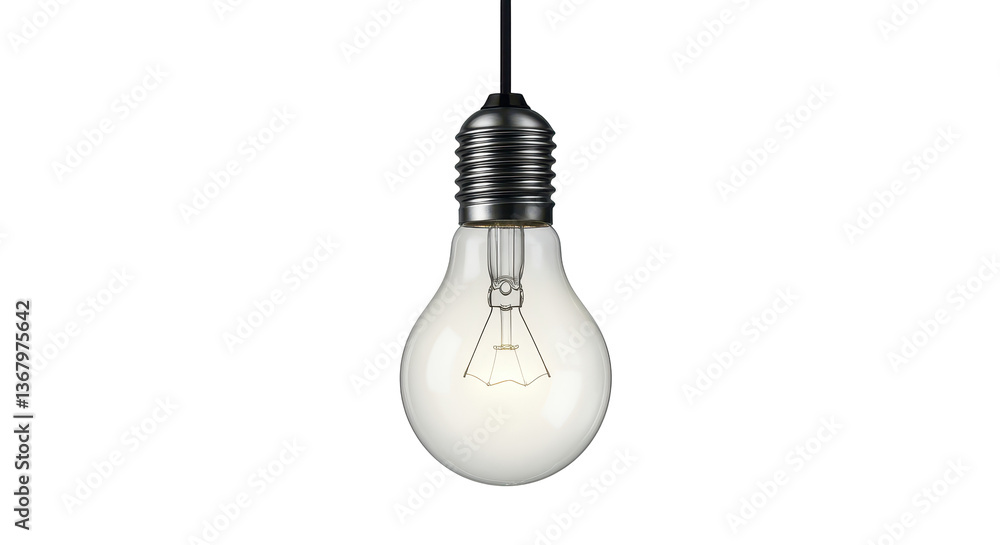 Isolated Light Bulb Isolated Light Bulb