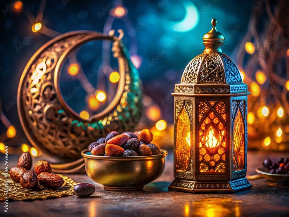 Ramadan Kareem: Macro Photography of Dates, Lanterns & Crescent Moon - Islamic Social Media Story Templates Ramadan Kareem: Macro Photography of Dates, Lanterns & Crescent Moon - Islamic Social Media Story Templates