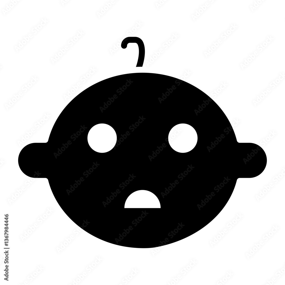Crying Baby Icon Crying Baby Icon