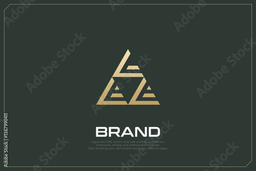 Global Networking Trading Logo Gold