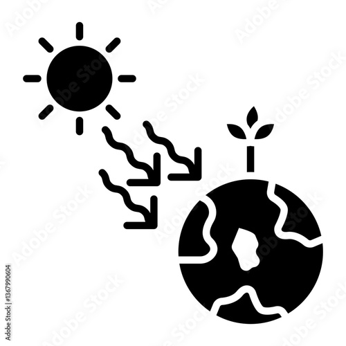 Solar Radiation Icon