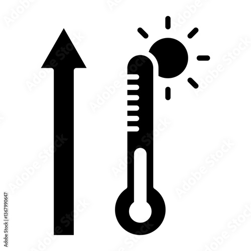 Temperature Increase Icon