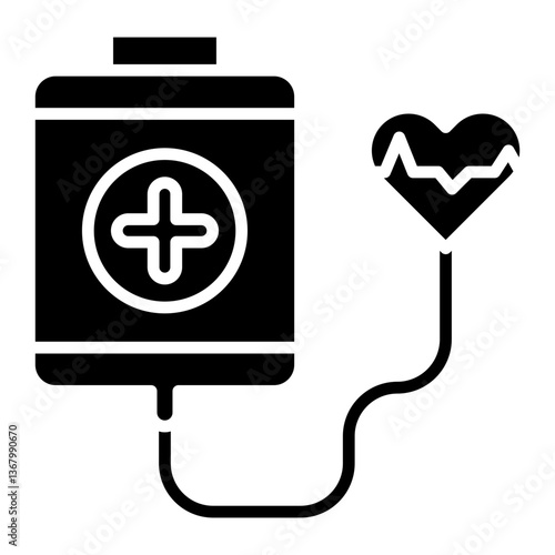 Blood Transfusion Icon