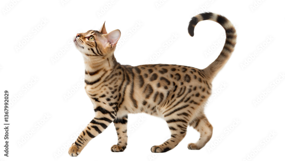 Bengal Cat Walking Bengal Cat Walking
