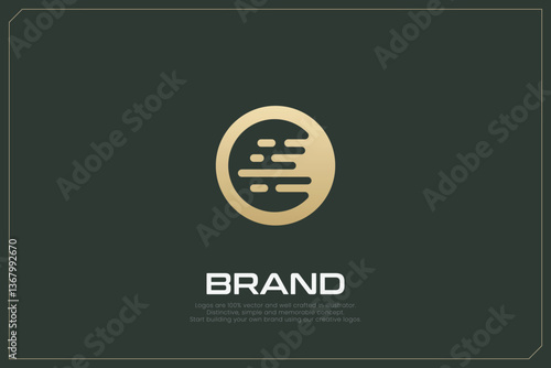 Global Networking Trading Logo Gold