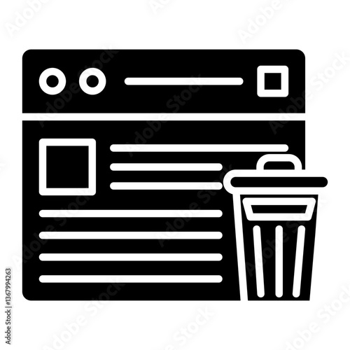 Data Erasure Icon
