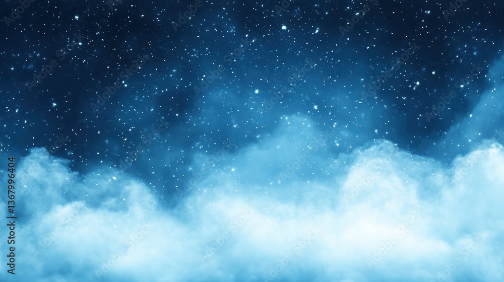 Night sky cloudscape, stars, dreamy background, peaceful scene, ideal for relaxation Night sky cloudscape, stars, dreamy background, peaceful scene, ideal for relaxation