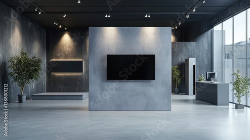 Wallpaper Mural Modern Interior Gallery with Minimalist Design Torontodigital.ca