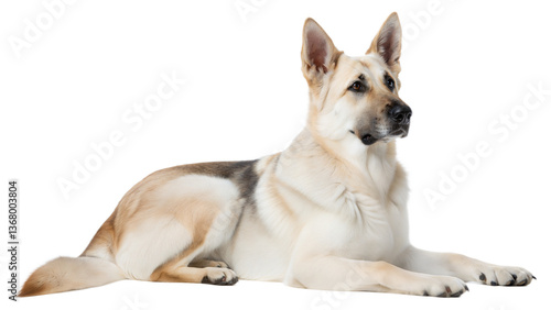 Cream German Shepherd Dog