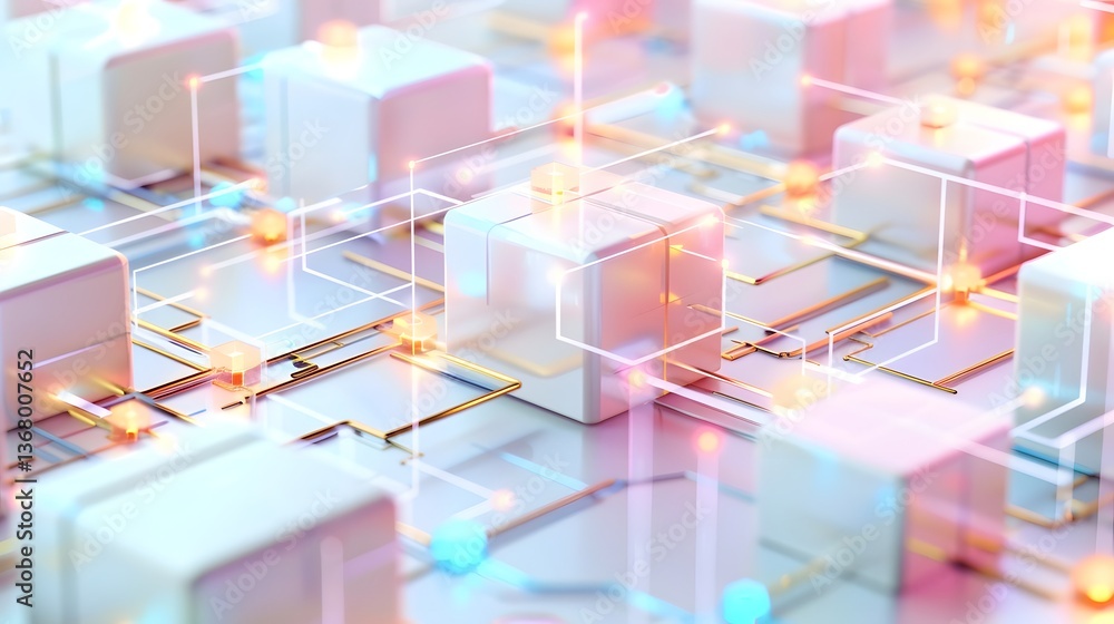 Seamless abstract blockchain pattern with interconnected digital ledgers and decentralized nodes depicting the financial technology aesthetic of a futuristic minimalist Seamless abstract blockchain pattern with interconnected digital ledgers and decentralized nodes depicting the financial technology aesthetic of a futuristic minimalist