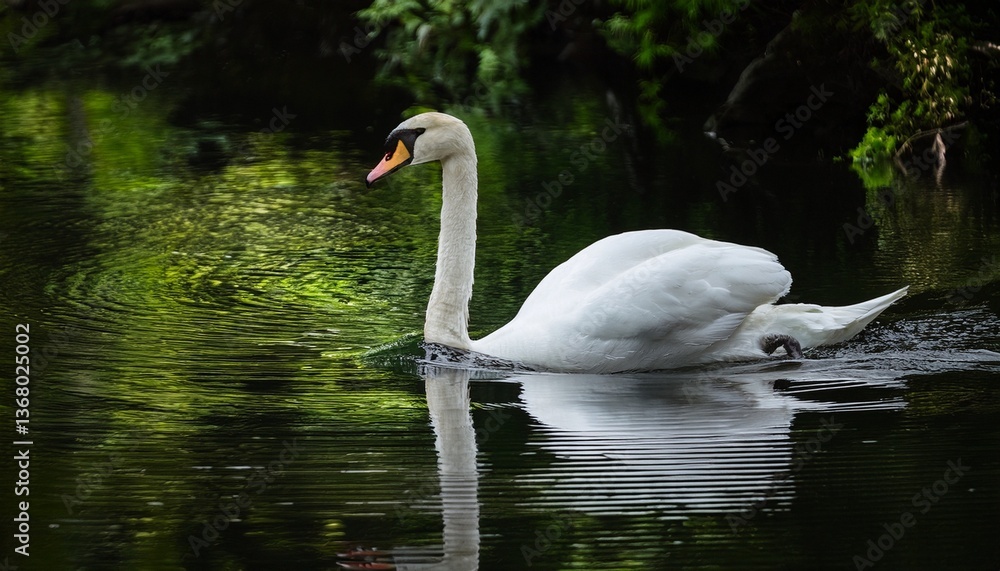swan on the lake swan on the lake