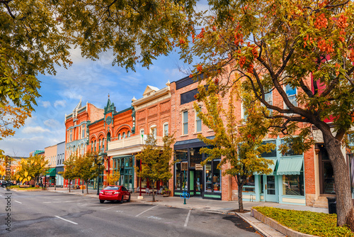 Provo, Utah, USA downtown on Center Street
