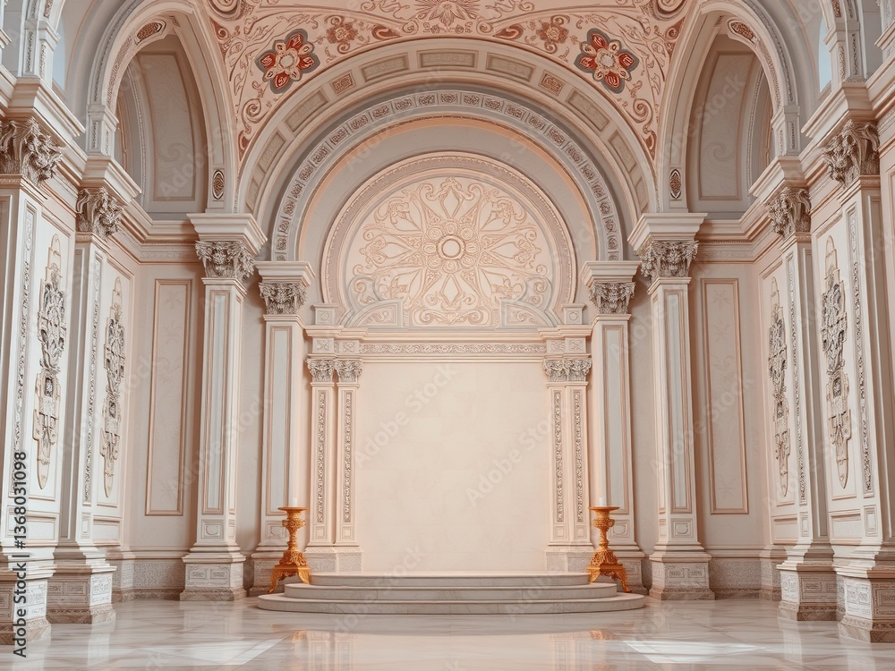 Fototapeta premium Sacred Altar Space with Artistic Design