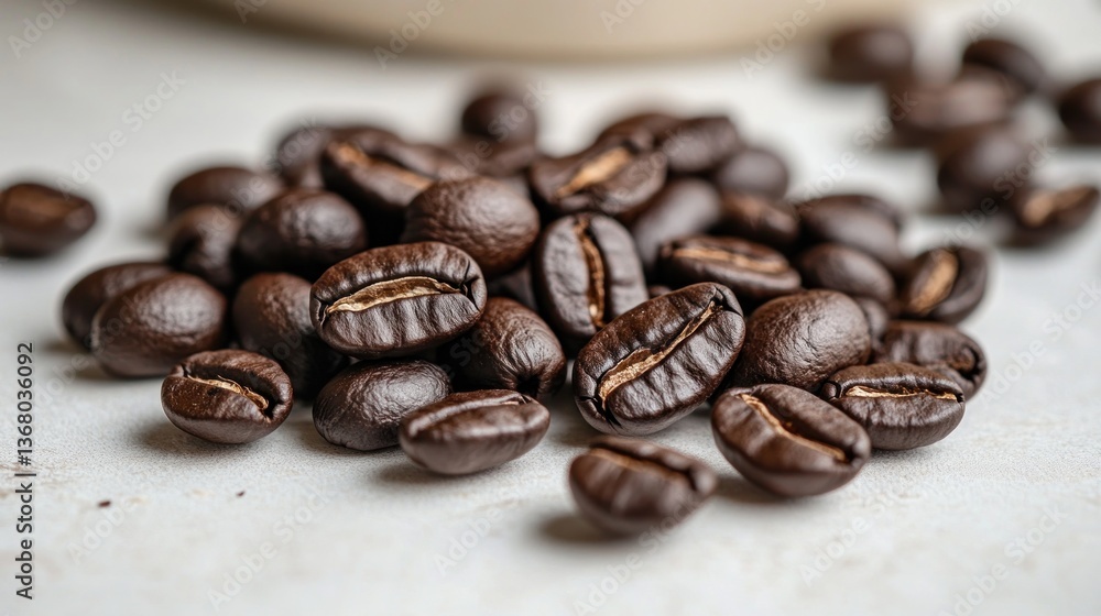Obraz premium Roasted Coffee Beans, Aromatic and Rich