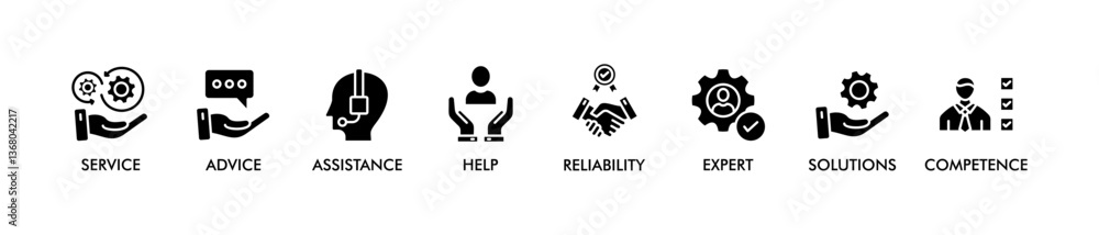 SUPPORT banner web icon vector illustration concept for product and service quality inspection with an icon of service, advice, assistance, help, reliability, expert, solutions, competence, SUPPORT banner web icon vector illustration concept for product and service quality inspection with an icon of service, advice, assistance, help, reliability, expert, solutions, competence,