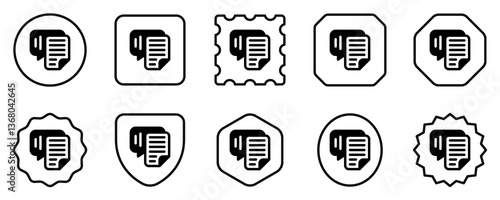 Editable speech recognition, transcription vector icon. AI technology, artificial intelligence. Part of a big icon set family. Perfect for web and app interfaces, presentations, infographics, etc
