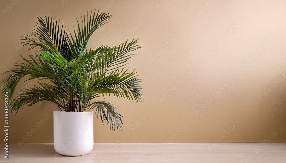 palm tree in a vase