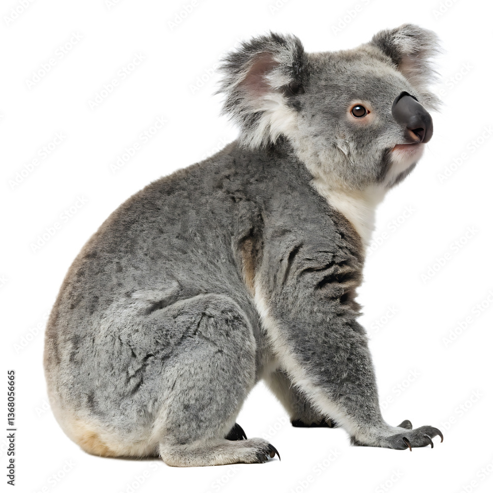 Naklejka premium Koala isolated