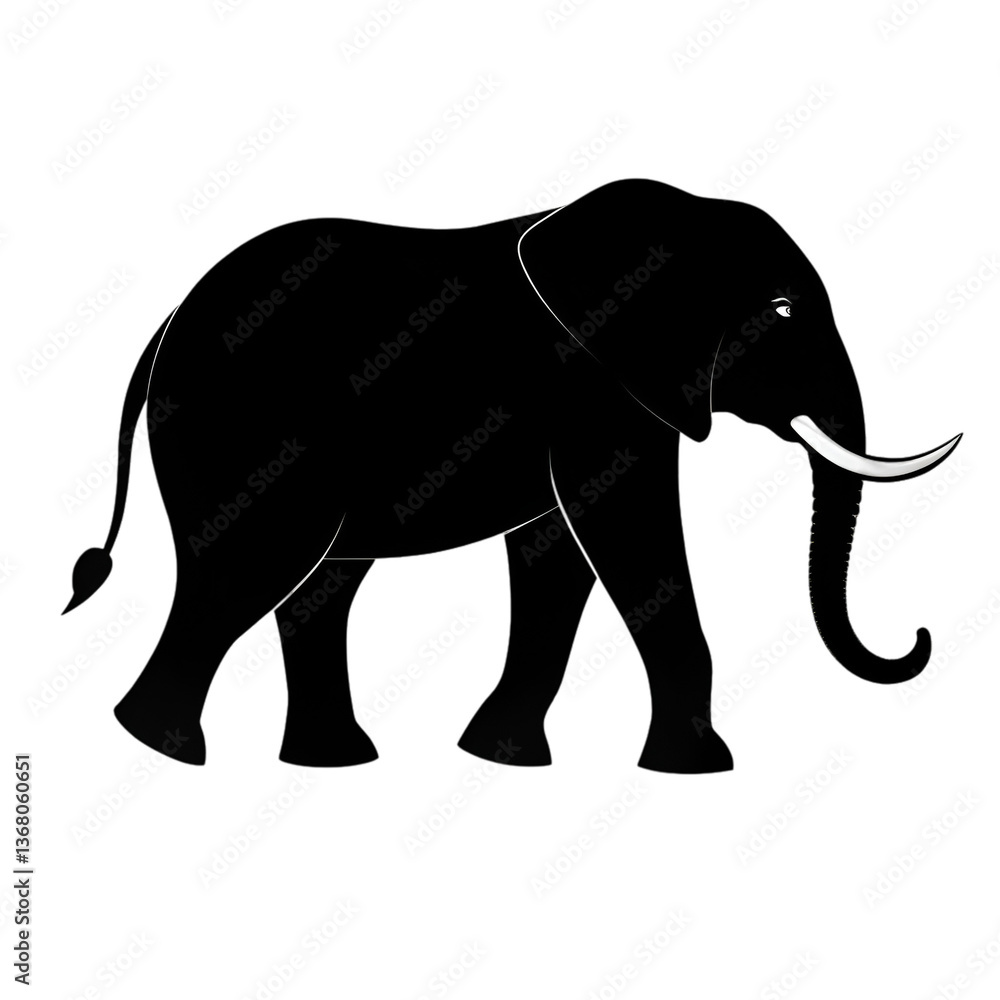 Obraz premium elephant vector illustration