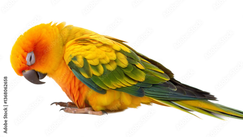 Obraz premium red and yellow macaw