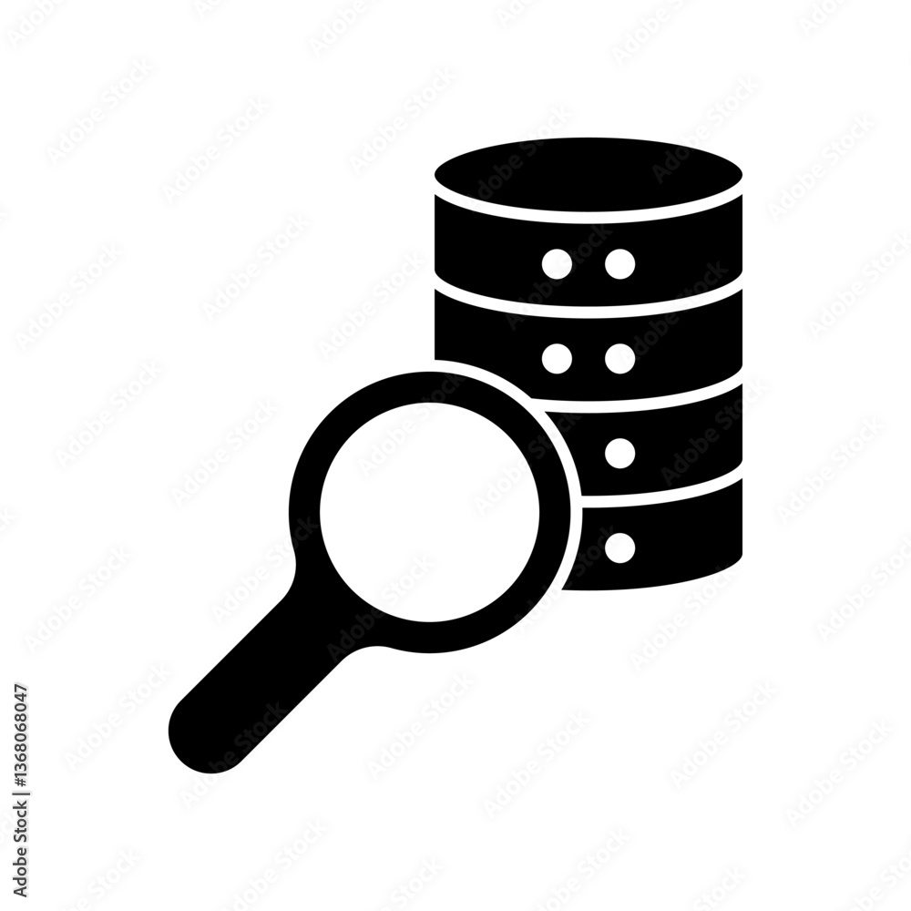 Icon a data, isolated against a clean background.
Icon a data, isolated against a clean background.