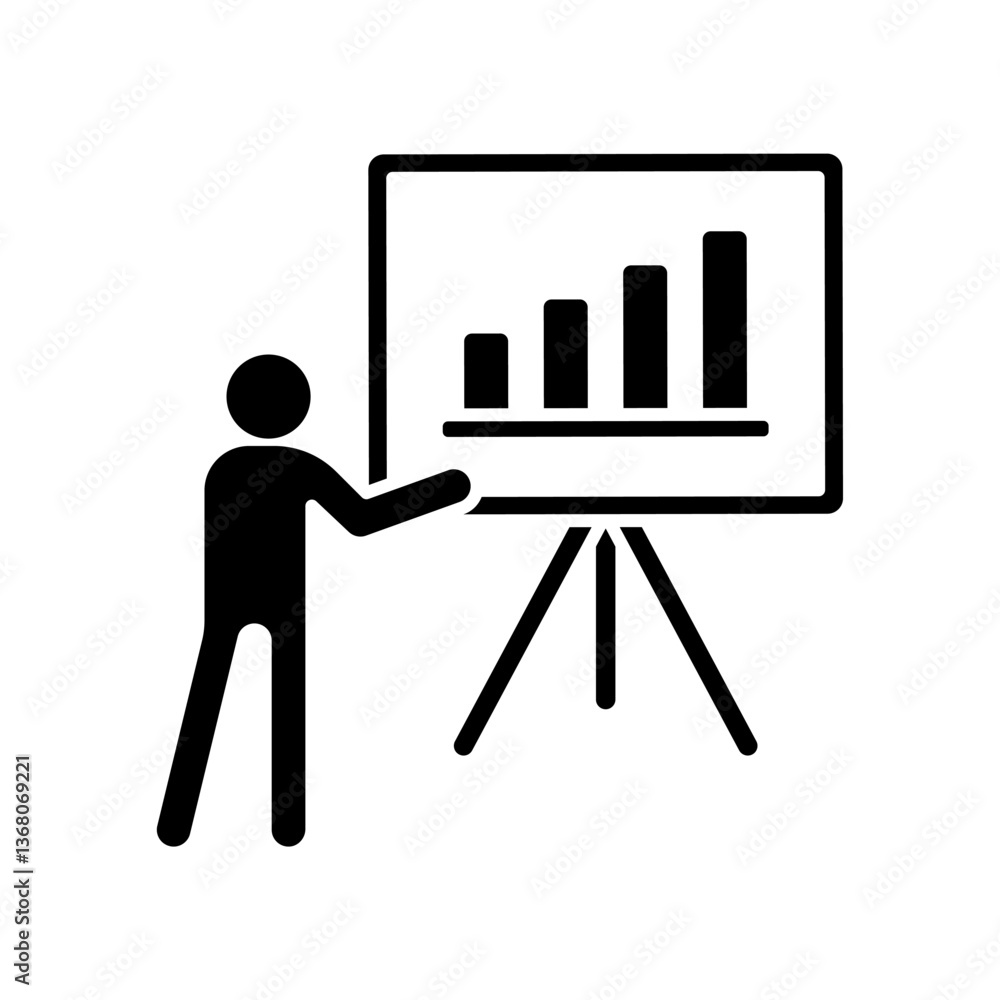 Icon a presentation, isolated against a clean background. Icon a presentation, isolated against a clean background.