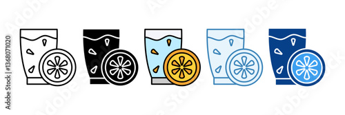 Juice  Icon Set Multiple Style Collection