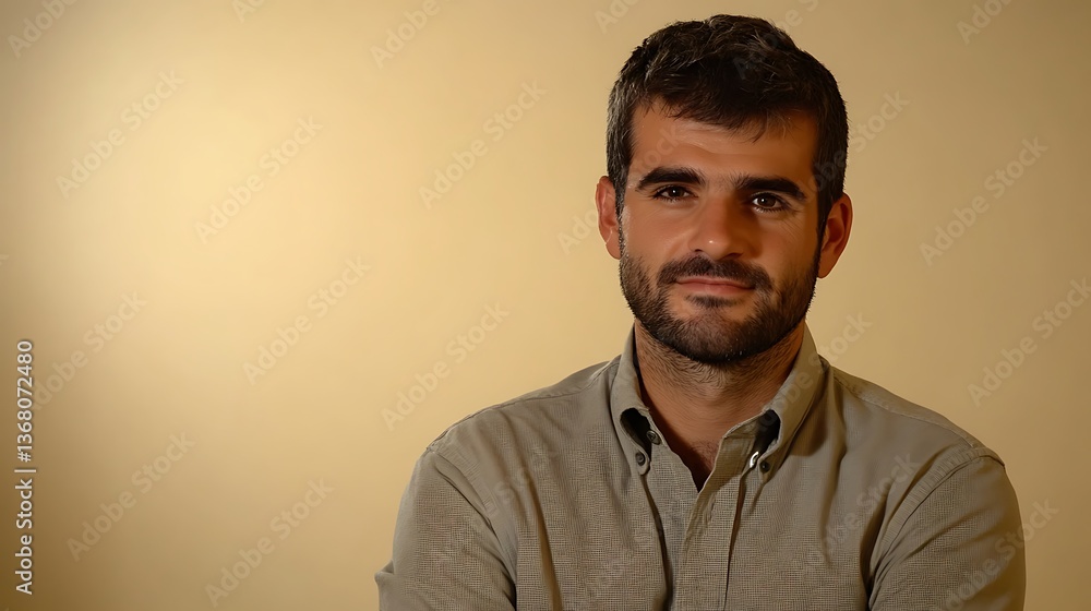 Obraz premium Close-up portrait of a man