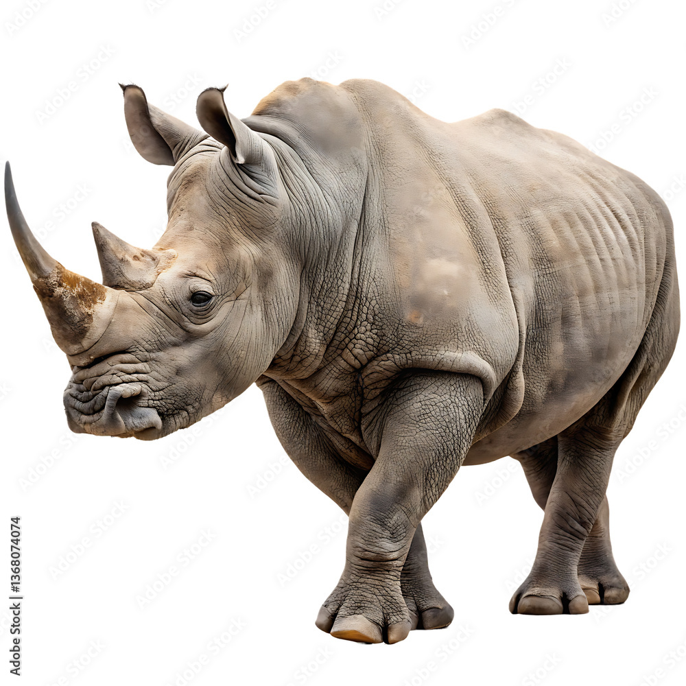 Obraz premium Rhino isolated