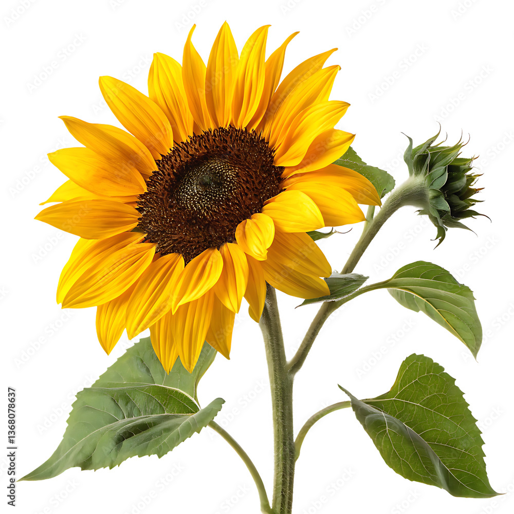 Obraz premium Sunflower isolated