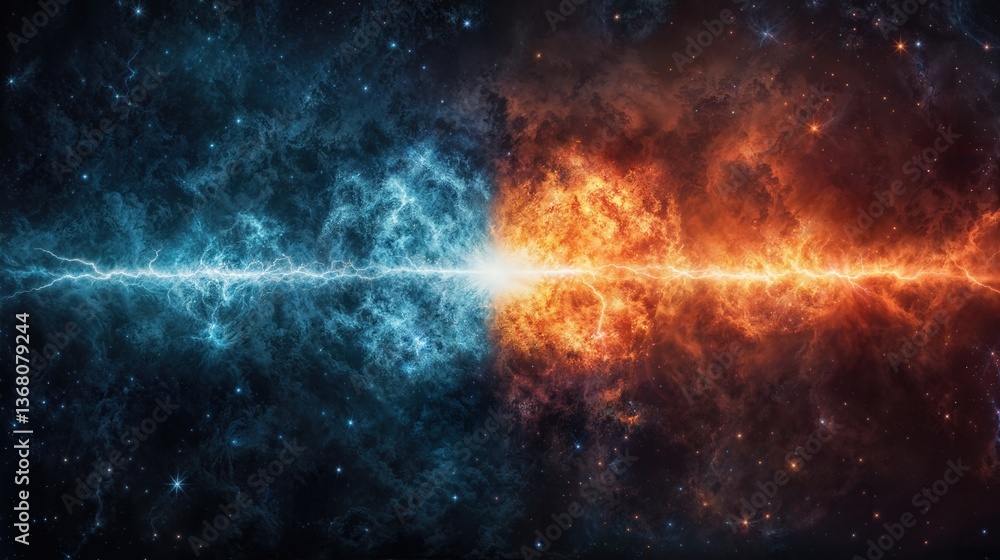 Fototapeta premium Nebula Clash