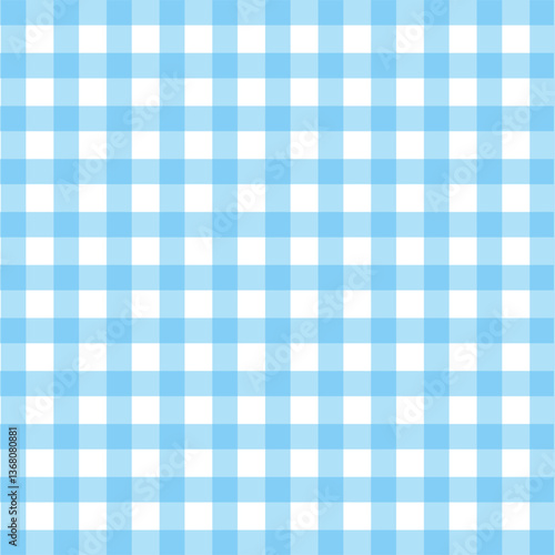 Blue Gingham pattern. Texture from rhombus/squares for - plaid, tablecloths, clothes, shirts, dresses, paper, bedding, blankets, quilts and other textile products. 