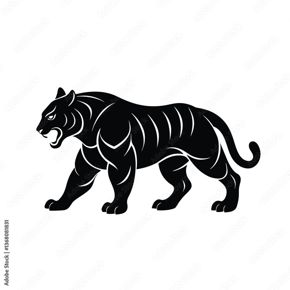 Fototapeta premium tiger vector illustration