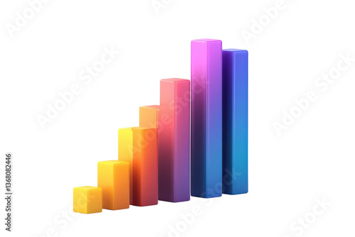 A Vibrant Upward Trend Symbolized By Colorful Blocks Showcasing Growth And Progress Against A Clean Isolated on Transparent Background Free Download A Vibrant Upward Trend Symbolized By Colorful Blocks Showcasing Growth And Progress Against A Clean Isolated on Transparent Background - GFXLoad