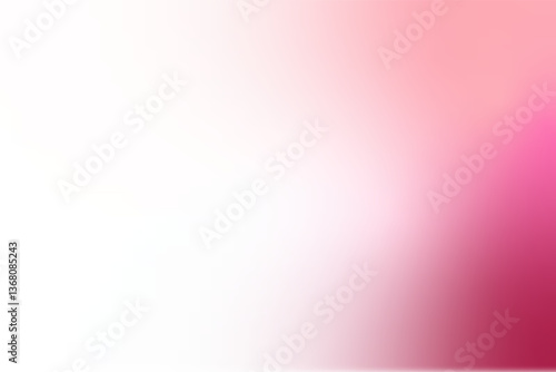 Gentle transitions between soft pink and white colors create a soothing abstract background ideal for various artistic and design applications
