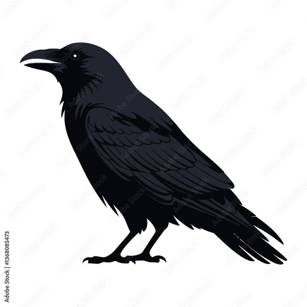 Fototapeta premium Bird silhouette vector illustration for Logo and T-Shirt design