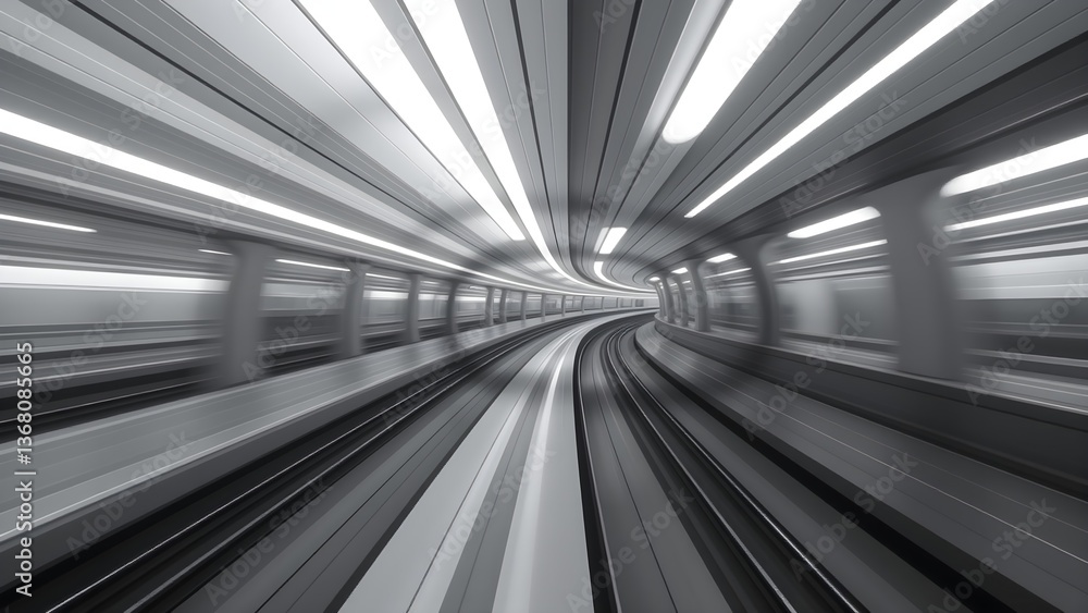 Metallic space-time tunnel Metallic space-time tunnel