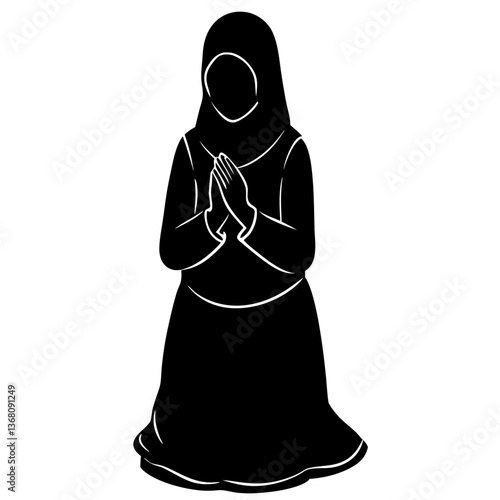 woman praying