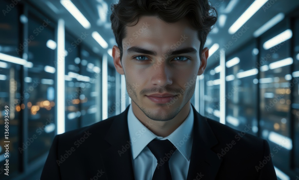 Confident young man in suit Confident young man in suit